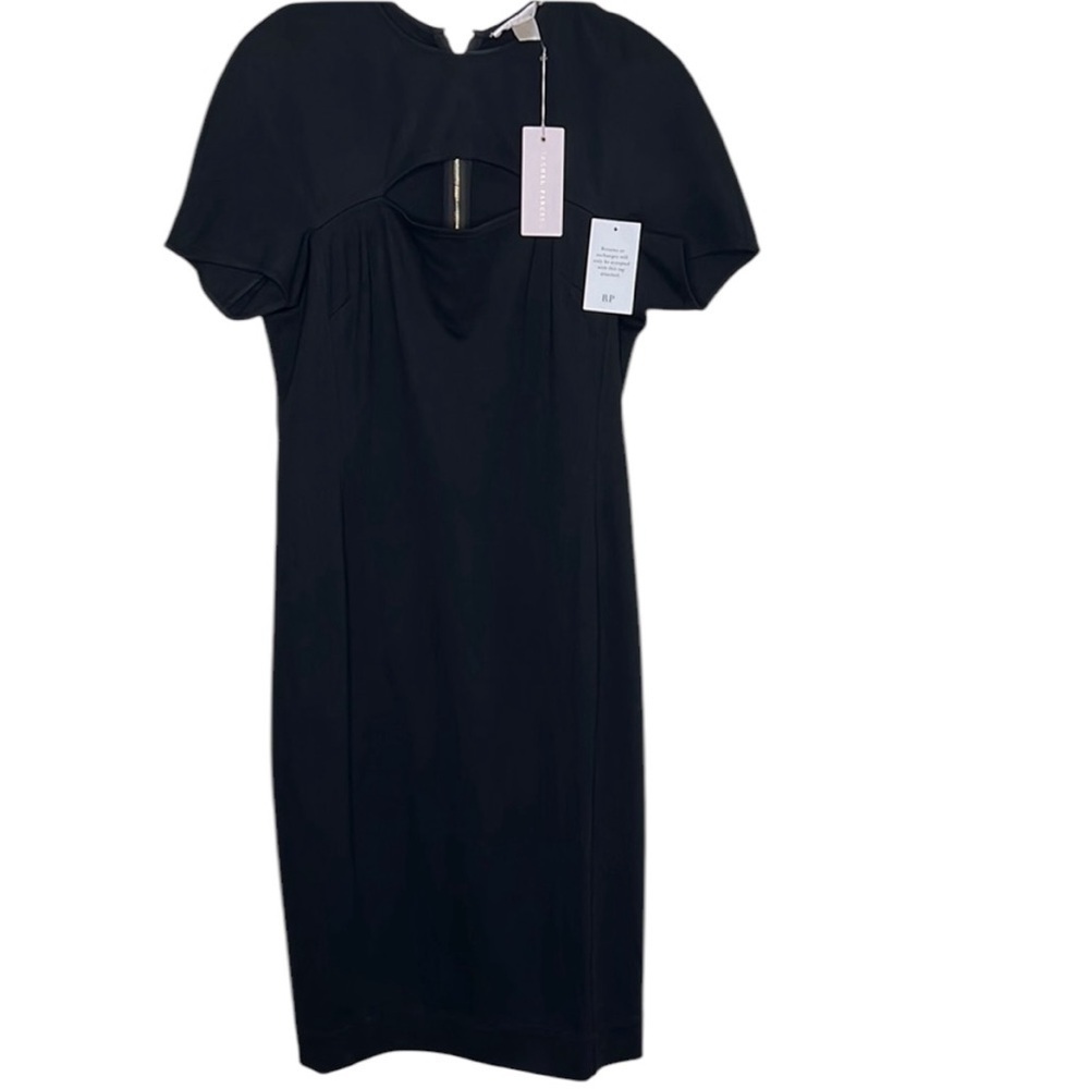 NWT Rachel Parcell Black Cutout Full Zip Bodycon Dress Women Size XXL BLEMISH